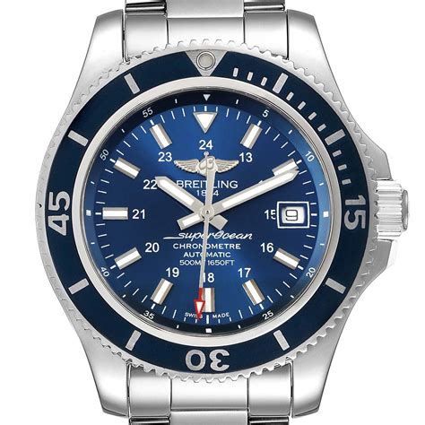 breitling superocean chronometer blue|Mehr.